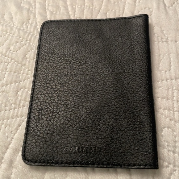 GARTNER Studio PASSPORT Holder Black Looks Like Leather Excellent Condition - Picture 5 of 9